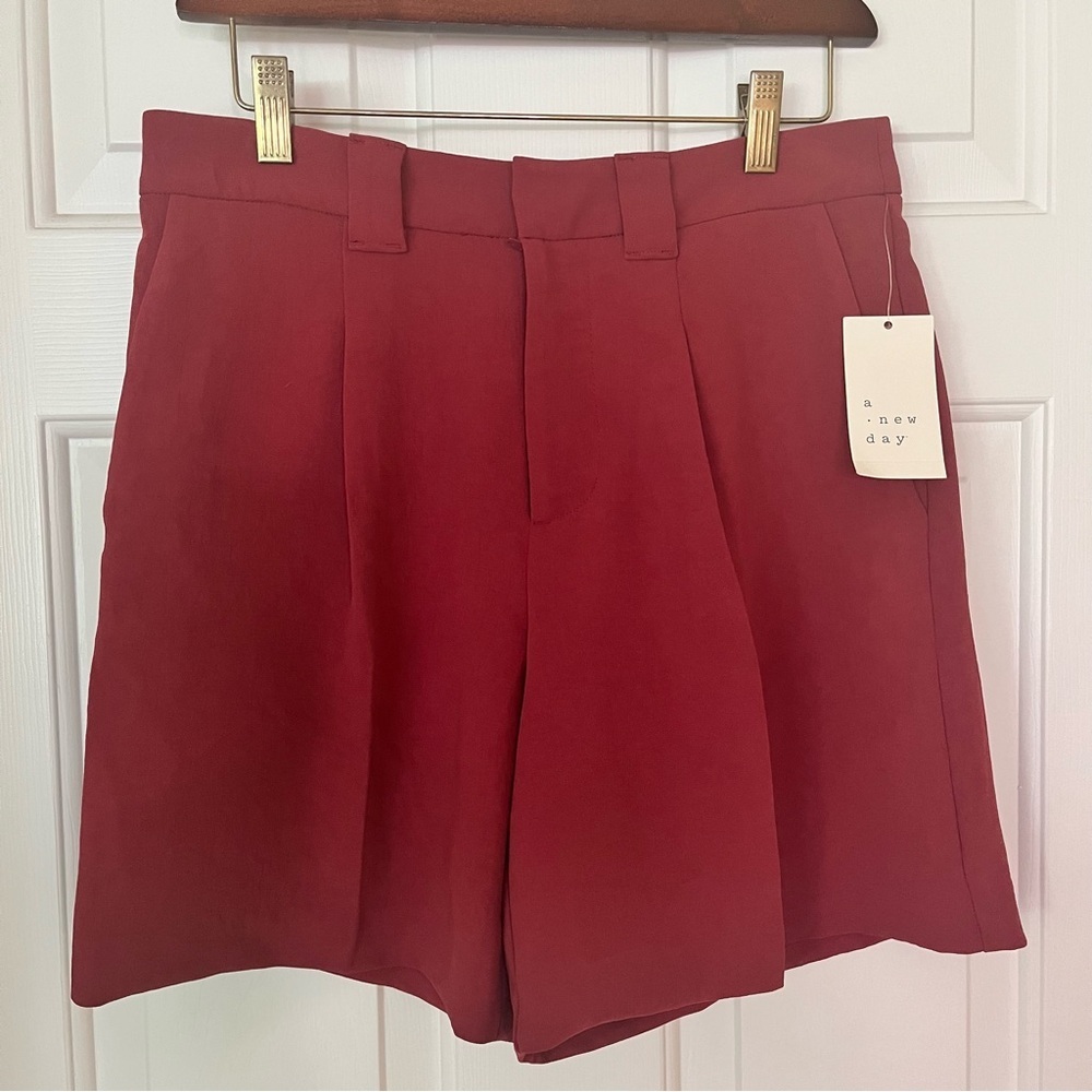 A New Day Women's Preppy Signature Crepe Business Casual Bermuda Shorts Size 6